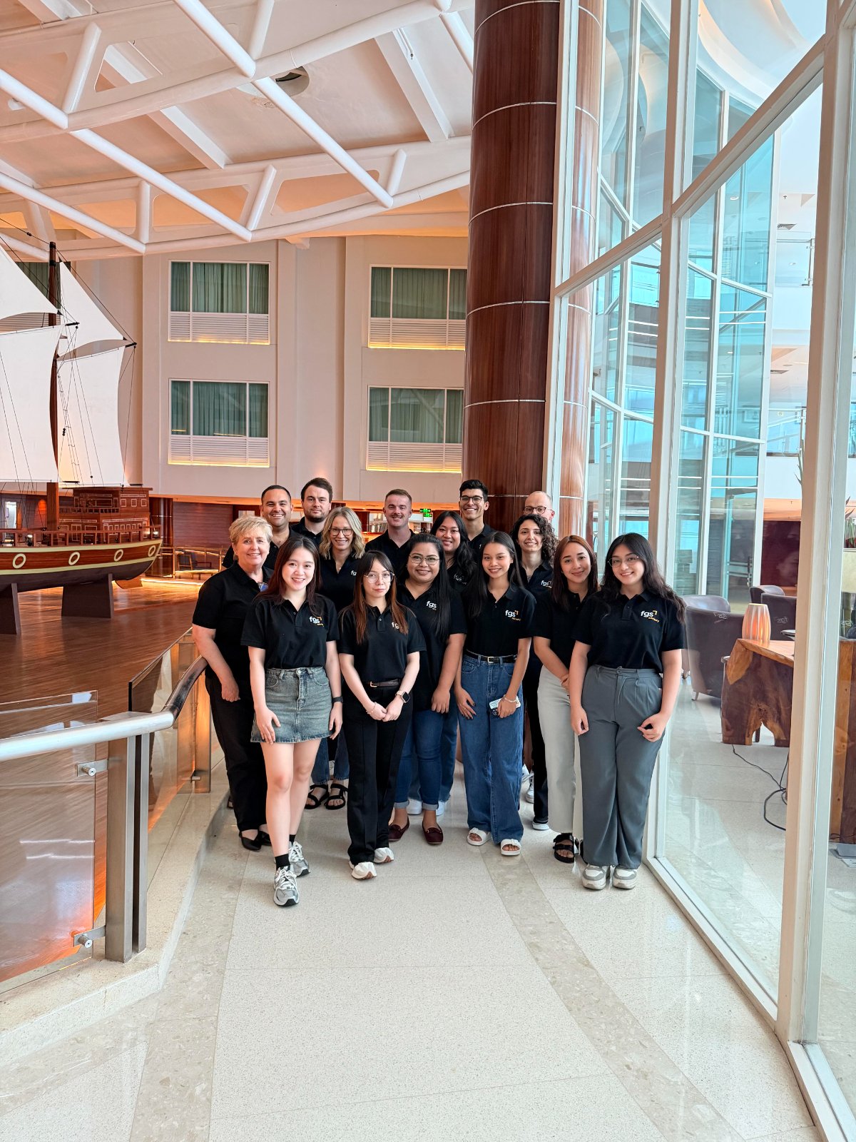 The FGS Advisory team together at a company retreat