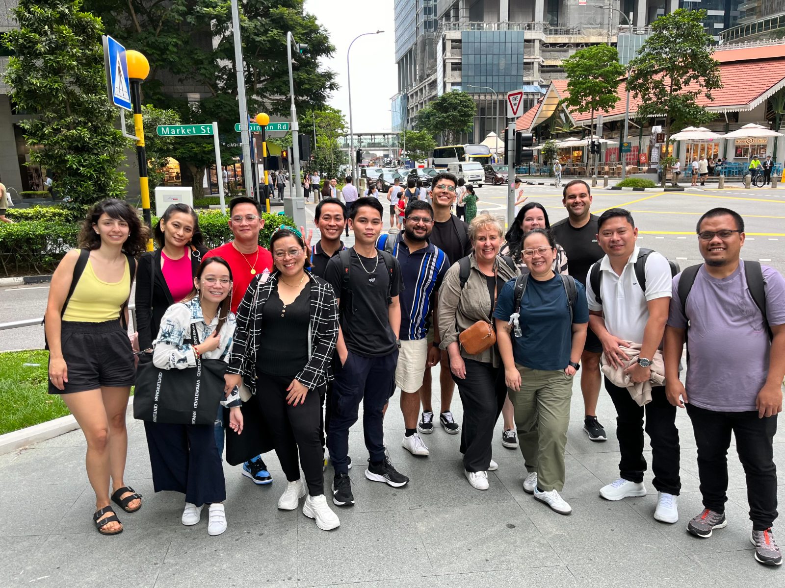 The FGS team out together in Singapore